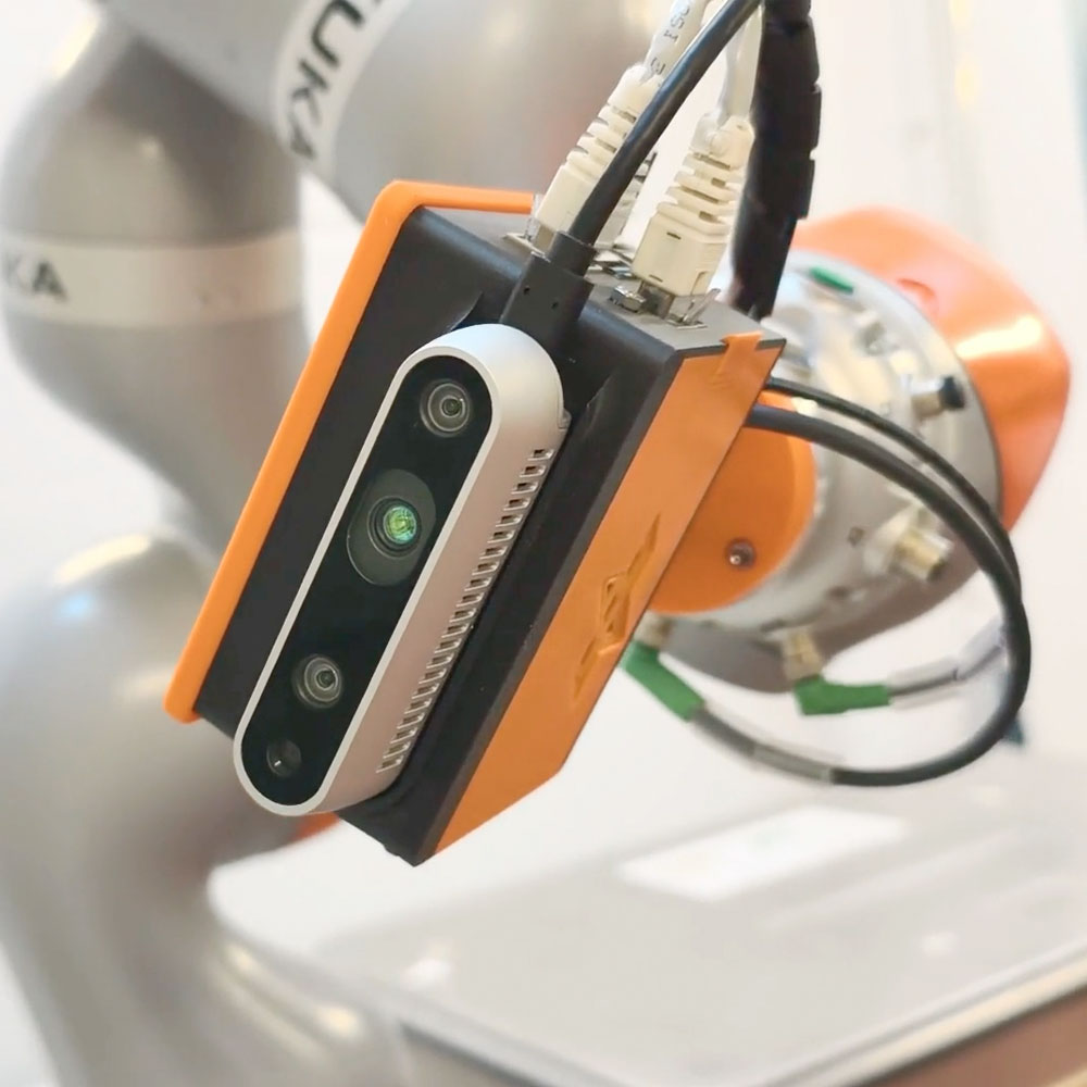 {:de}KI-gestütztes Robotersystem/Flugzeugrumpf Roboterarm{:}{:en}AI-assisted robotic system{:}